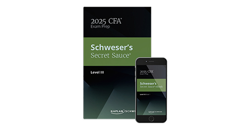 Schweser Level III CFA® Secret Sauce® (Printed and eBook)