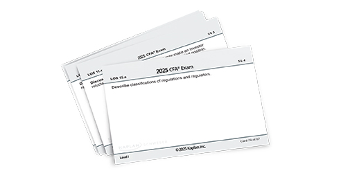 Schweser Level I CFA® Flashcards Set