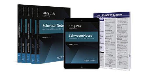 Level I CFA SchweserNotes™ & QuickSheet (eBook)