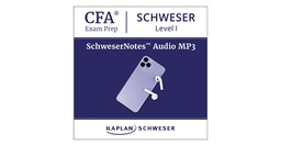 SchweserNotes™ Audio MP3 (Download) - CFA Level I