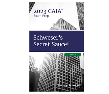 CAIA Level2 SchweserNotes & SecretSauce他-