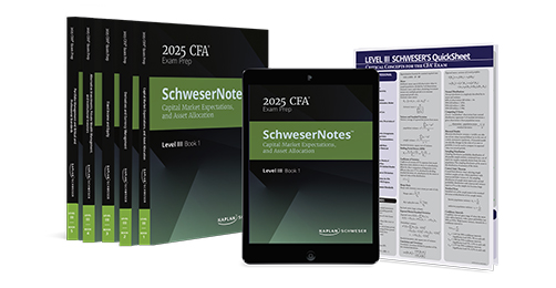 Level III CFA SchweserNotes™ & QuickSheet | Top Finance